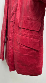Paul Harnden Crinkled Waxed Mac Jacket