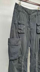 Acne Studios Patessa Zip-Up Leg Detail Cargo Pants