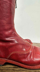GUIDI Flat Zip Boots