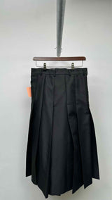 Comme Des Garcons Back-pleated Long Wide Shorts