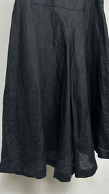 Comme Des Garcons High-Waist Rami Wide Skirt
