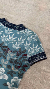 Kenzo S/S Botanical Jacquard Knit Top