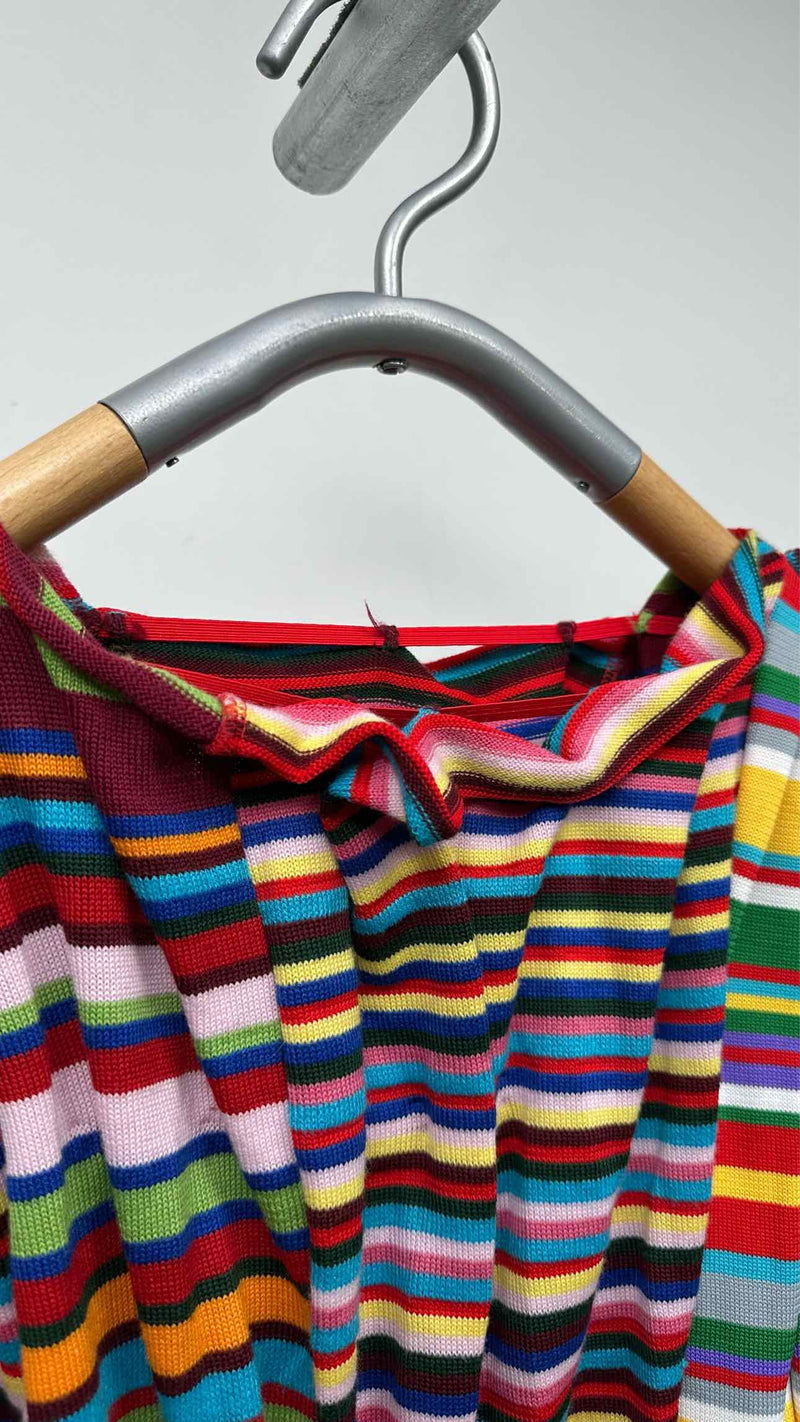 Comme Des Garcons Oversized Gathered Border Sweater