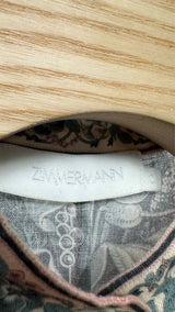 Zimmermann L/S Moonshine Floral Voile Maxi Dress