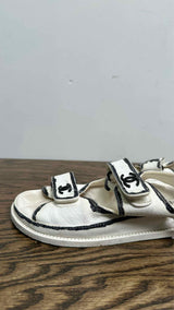 Chanel CC Logo Dad Sandals