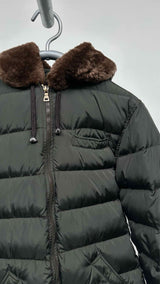 PRADA Fur-collar Down Jacket