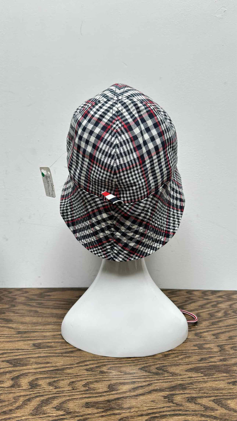 Thom Browne Plaid Bucket Hat