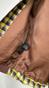 PRADA Plaid Track Jacket