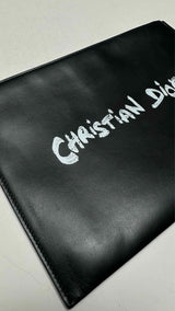 Dior Logo Leather Cluth Bag