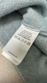 Yan Yan Knits Checked Stand-collar Pullover Sweater