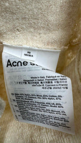 Acne Studios Asymmetrical Over-painted Distress Cardigan