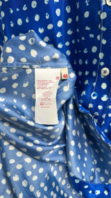Marni Polka Dot Fringe Satin Shirt