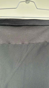 Rick Owens Rib Knit Waist Satin Maxi Skirt