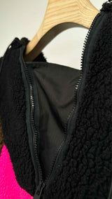 Eye/ LOEWE/ Nature Fleece Patchwork Zip-up Jacket