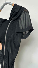 Junya Watanabe Asymmetrical Sheer-Detail Dress