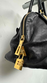 PRADA Calfskin Bauletto Bag