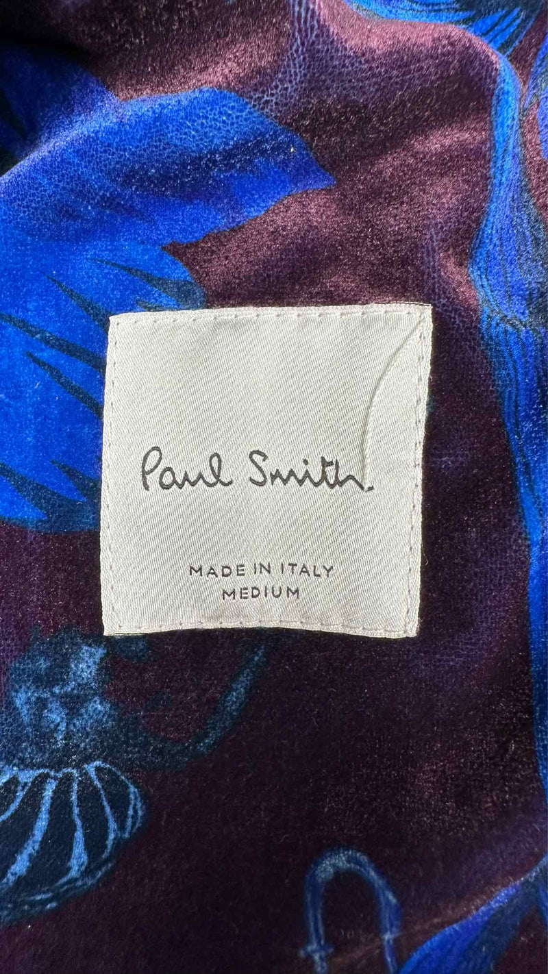 Paul Smith Botanical Velvet Bomber Jacket