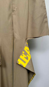 Margiela Cut-out Back-printed Pants