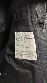 Yohji Yamamoto Slim-fit Leather Jacket