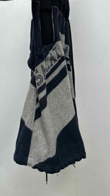 Sacai Zip-up Hybrid Knitted Coat