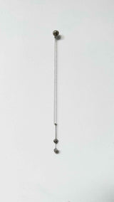 Tiffany&Co. Lariat Two Heart Charm Necklace