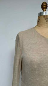 LOEWE "Mixed-Media" Pleated Bottom Dress