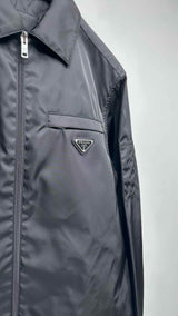 PRADA Zip-up Triangle-logo Re-nylon Work Jacket