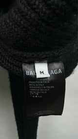Balenciaga Neck-logo Rib Wide Sweater