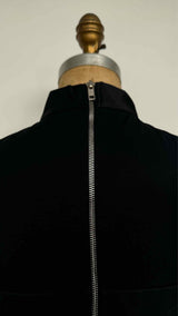 Rick Owens N/S Mock-neck Back-zip Mini Dress