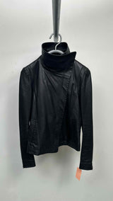 Yohji Yamamoto Slim-fit Leather Jacket