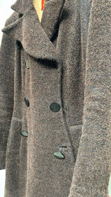 Vivienne Westwood Double-breasted Fuzzy Wool Coat