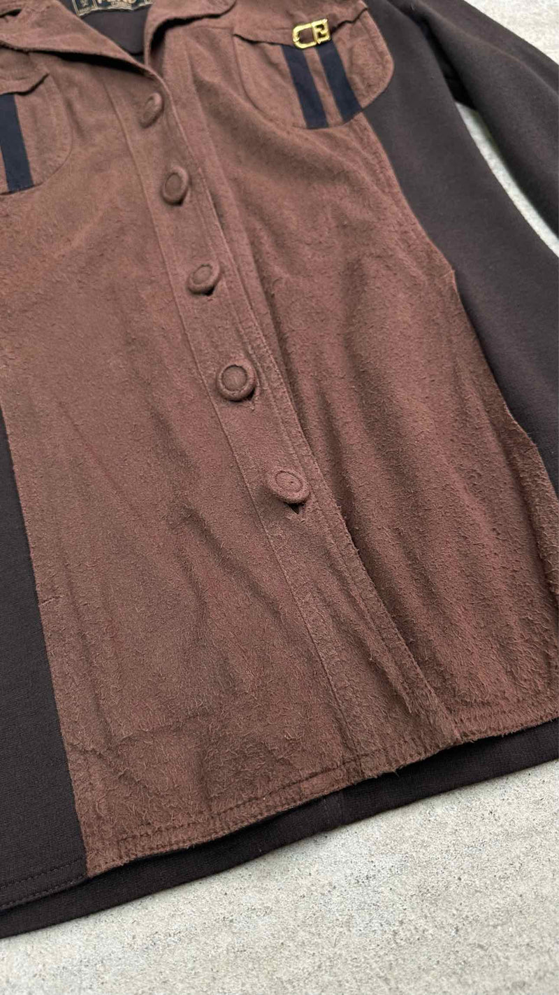 Fendi Suede Docking Knit Set-up