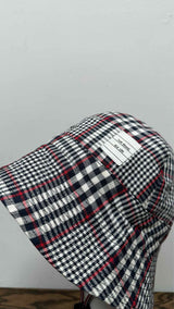 Thom Browne Plaid Bucket Hat