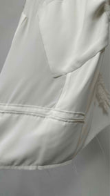 Undercover N/S Raw-Edge Ruffle Buttoned Top