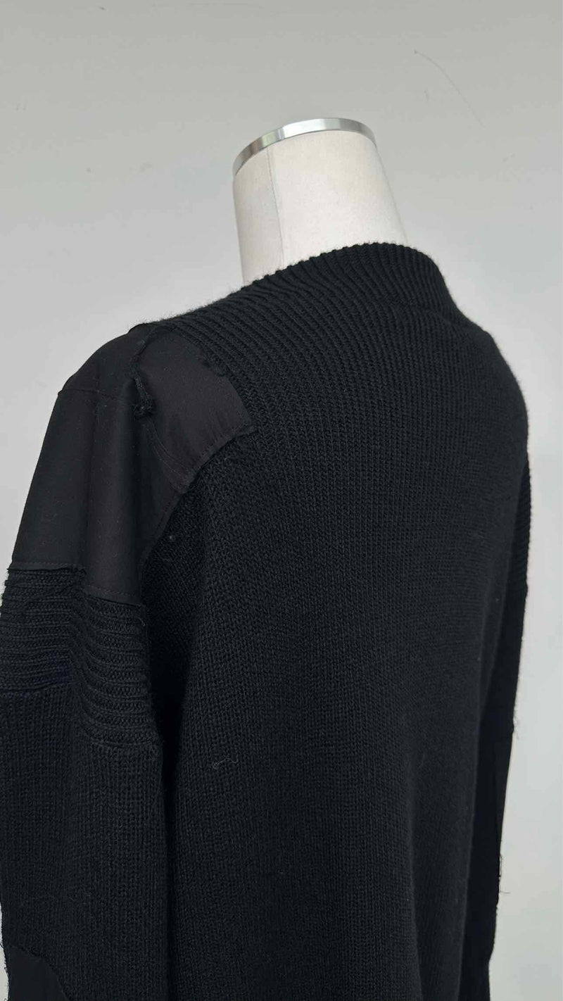 Yohji Yamamoto Pour Homme Zip-Up Long Rib Sweater