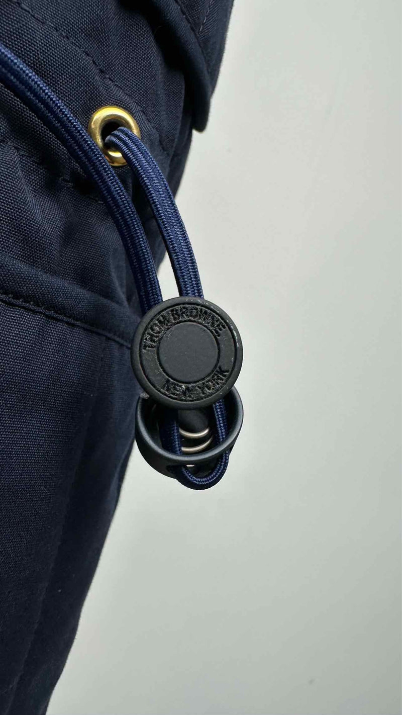 Thom Browne Sleeve Paneled Zip-up Jacket