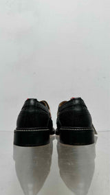 Thom Browne Stripe-buckled Wingchip Derby Shoes