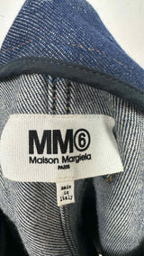 MM6 Button-Up Wrap Denim Skirt