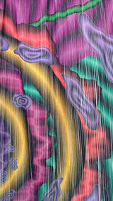 Pleats Please X Tadanori Yokoo Psychedelic Pleated Easy Skirt