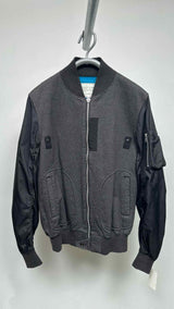 Sacai Nylon Sleeve Technical Bomber Jacket