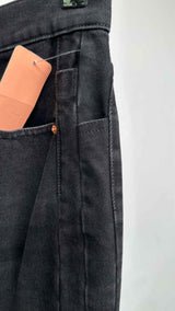 Vetements High-Waist Flared Denim Skirt