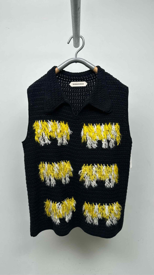 Namacheko Frindged-detailed Knit Vest