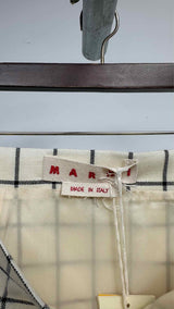 Marni Check Mini Skirt