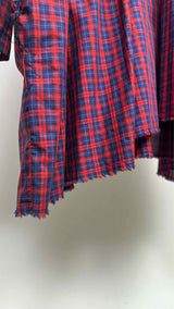 Daniela Gregis L/S Plaid Oversized Blouse