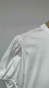 Noir Kei Ninomiya Mes-Layered Open-Back Tee