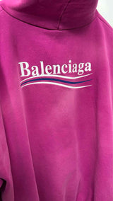 Balenciaga Plitical Campaign Logo Hoodie