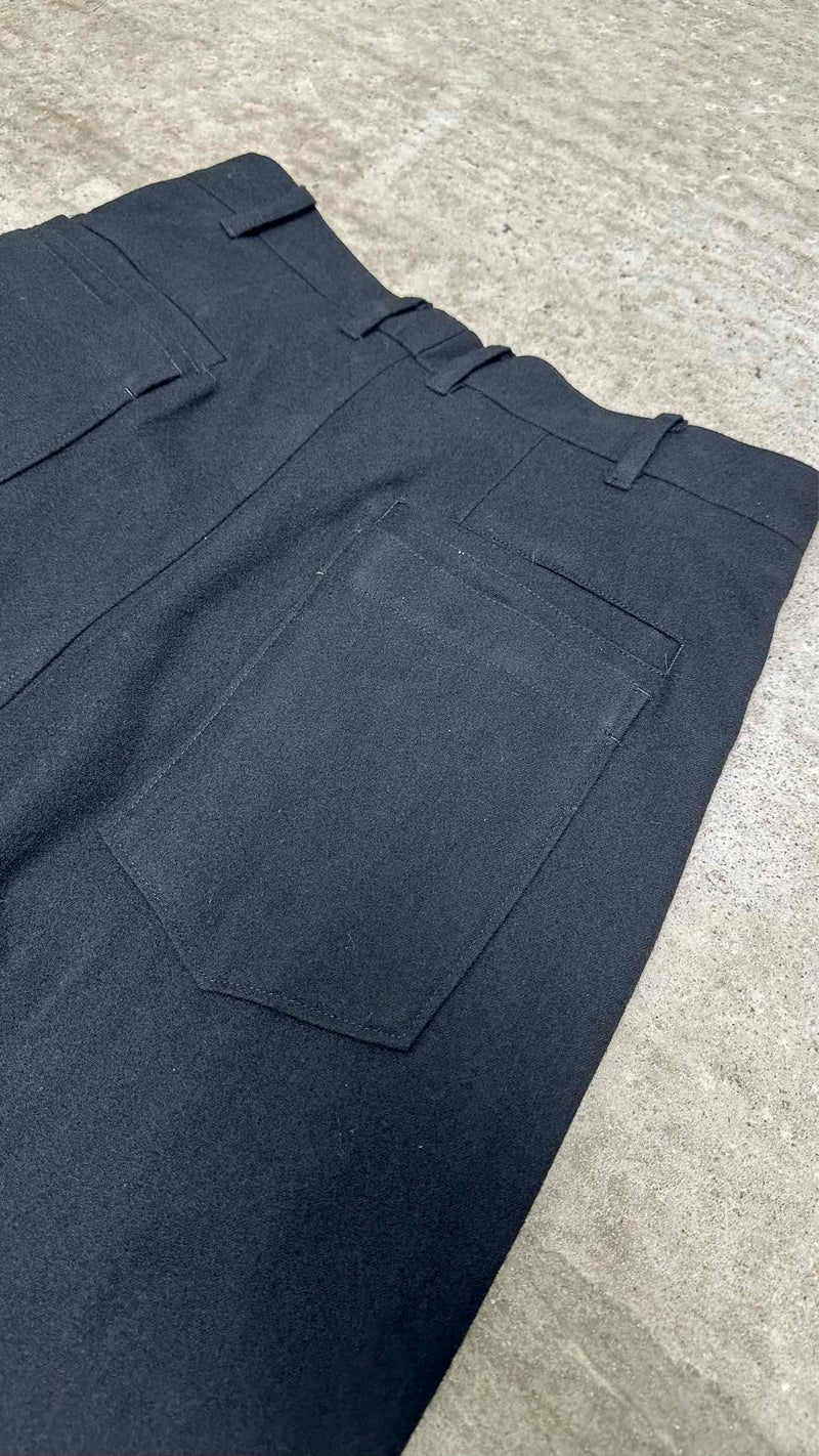 Yohji Yamamoto Pour Homme Side Zip Wide Pants