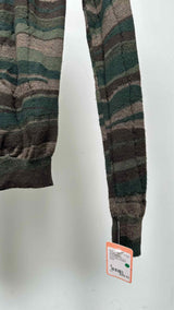 Junya Watanabe Distressed Stripe Cardigan