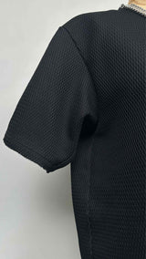 Junya Watanabe S/S Chain Neck Oversized Mesh Top