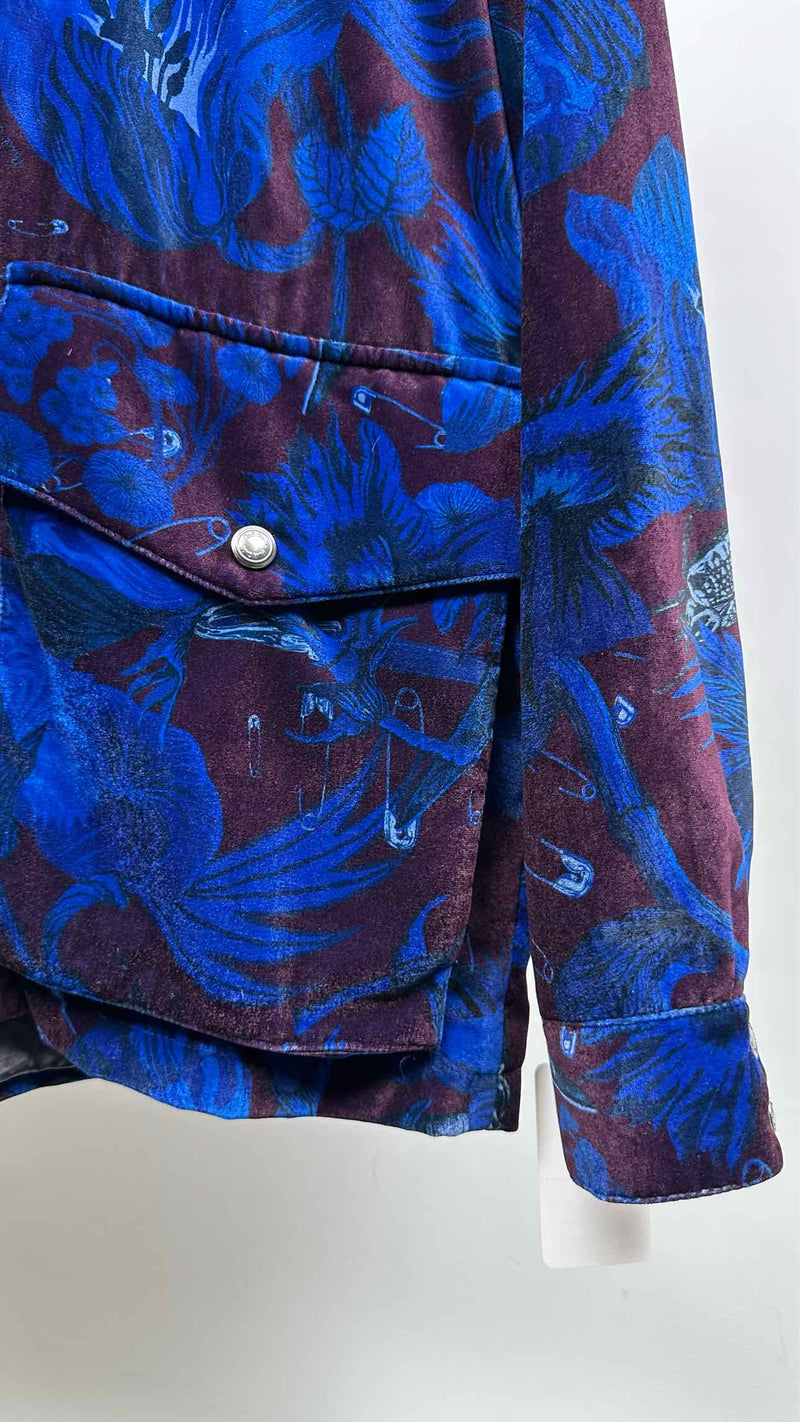 Paul Smith Botanical Velvet Bomber Jacket